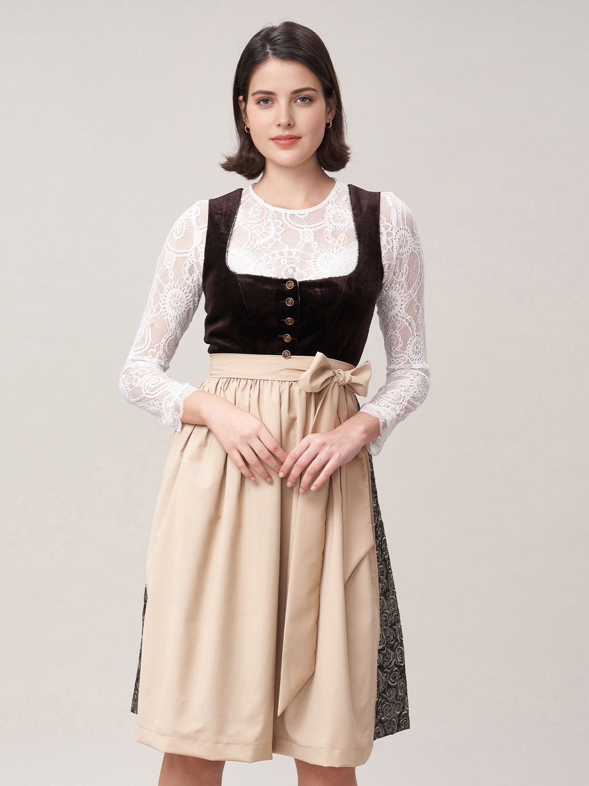 Ehreer Dirndl in Braun – zeitlose Eleganz