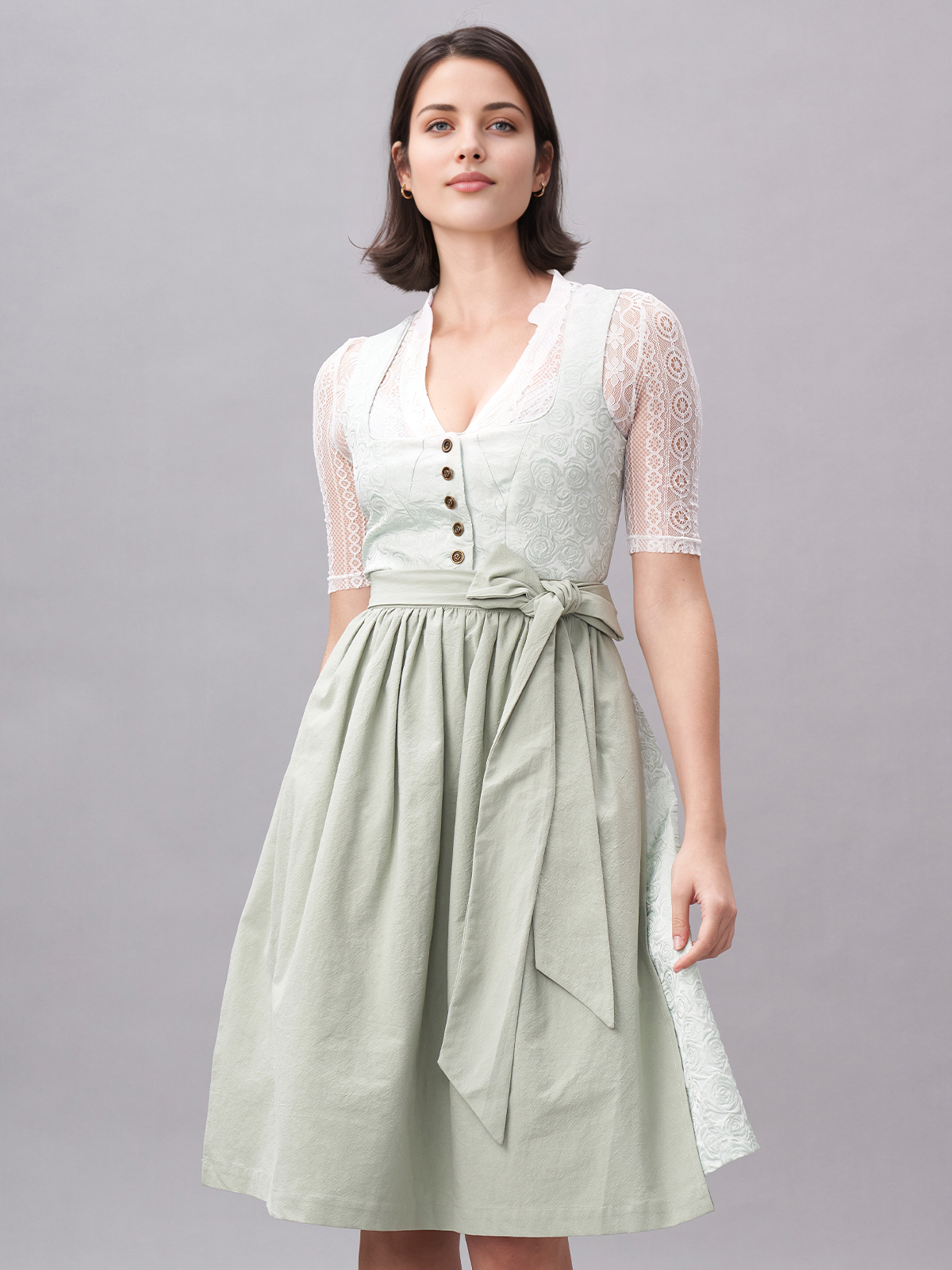 Dirndl rot grün in traditioneller und moderner Ausführung