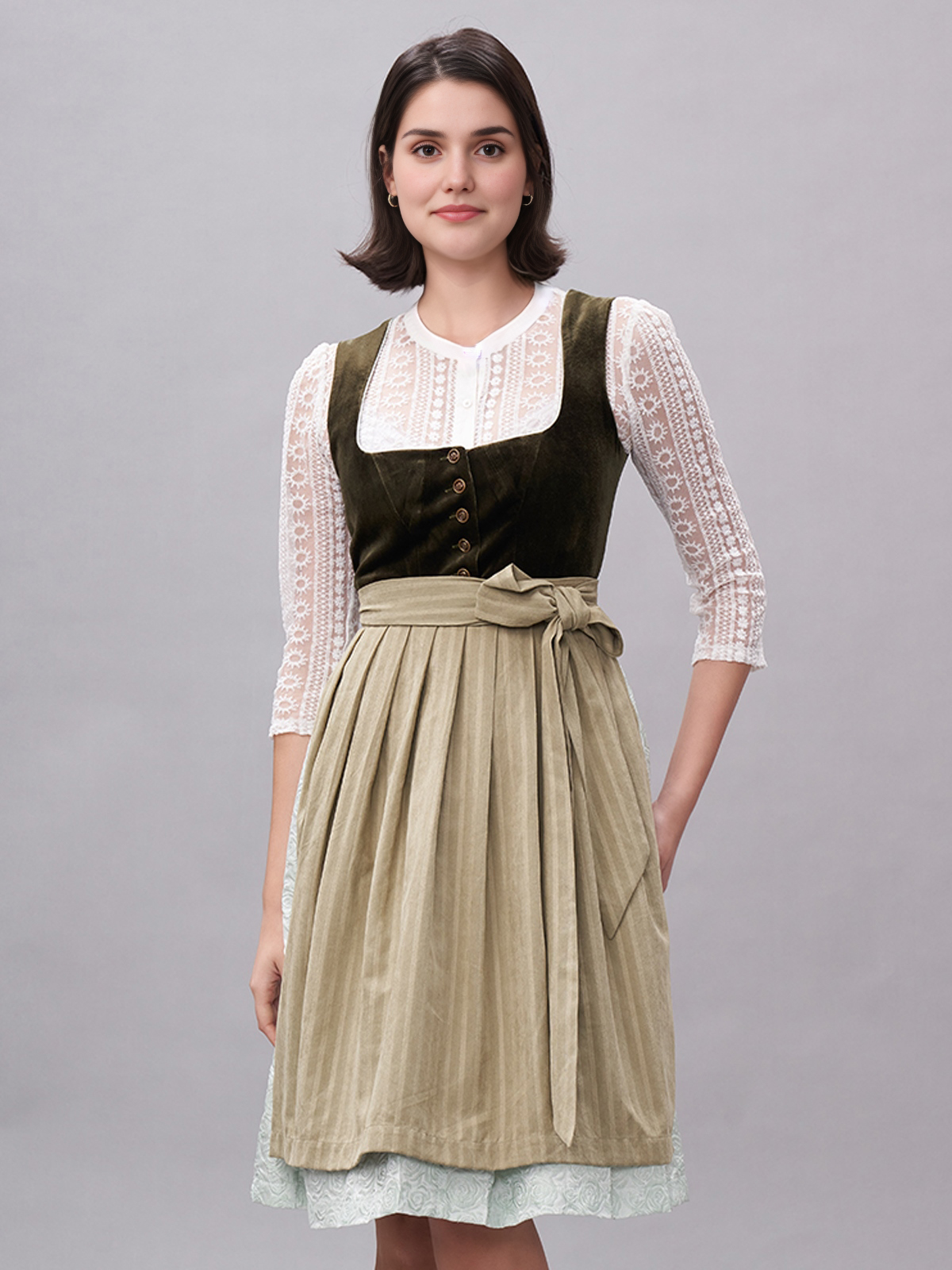 Ehreer Dirndl in Grün – zeitlose Eleganz