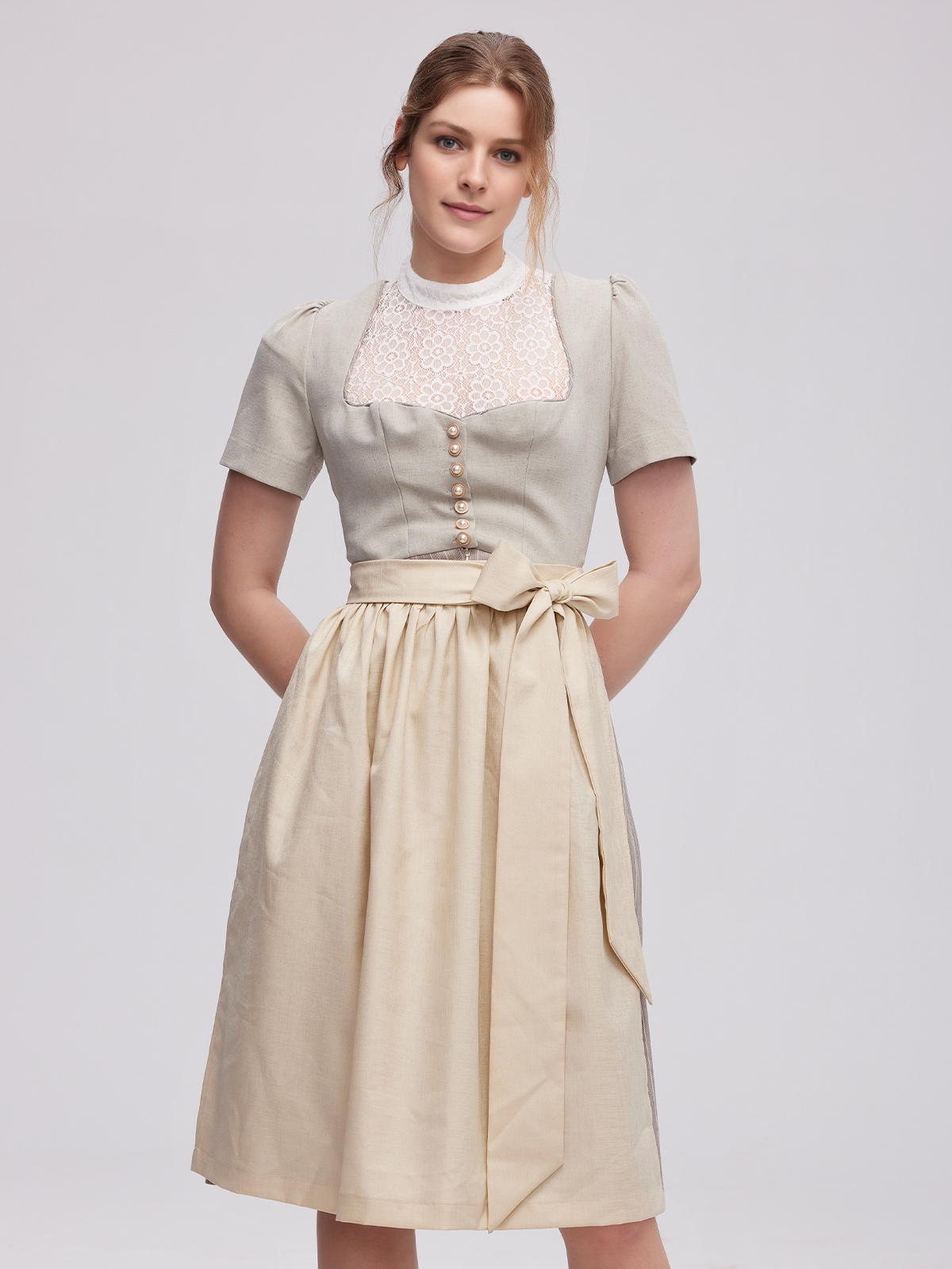 Graues Dirndl von Johann & Johanna