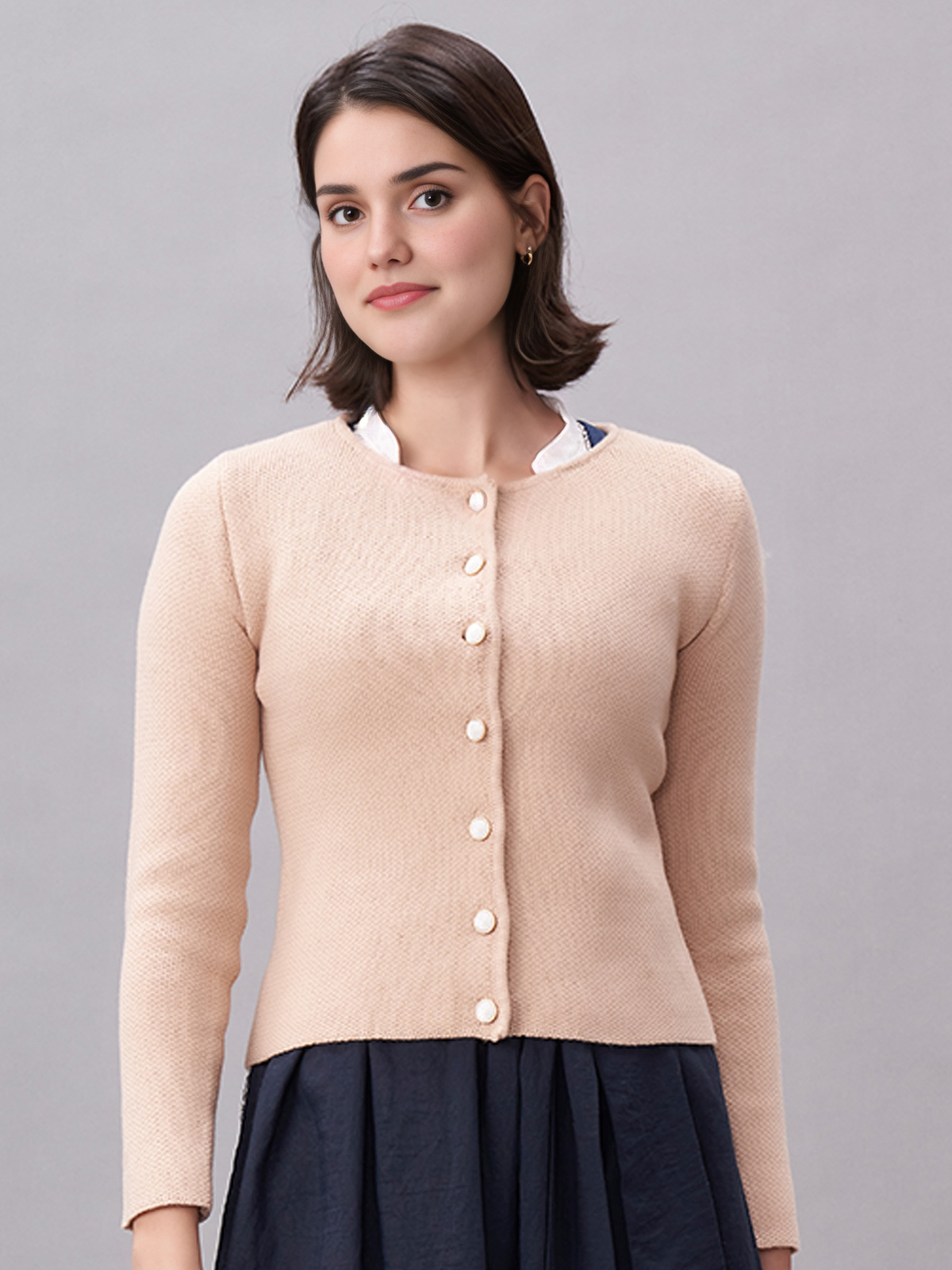 Modernes Dirndl in Braun mit trendigen Details