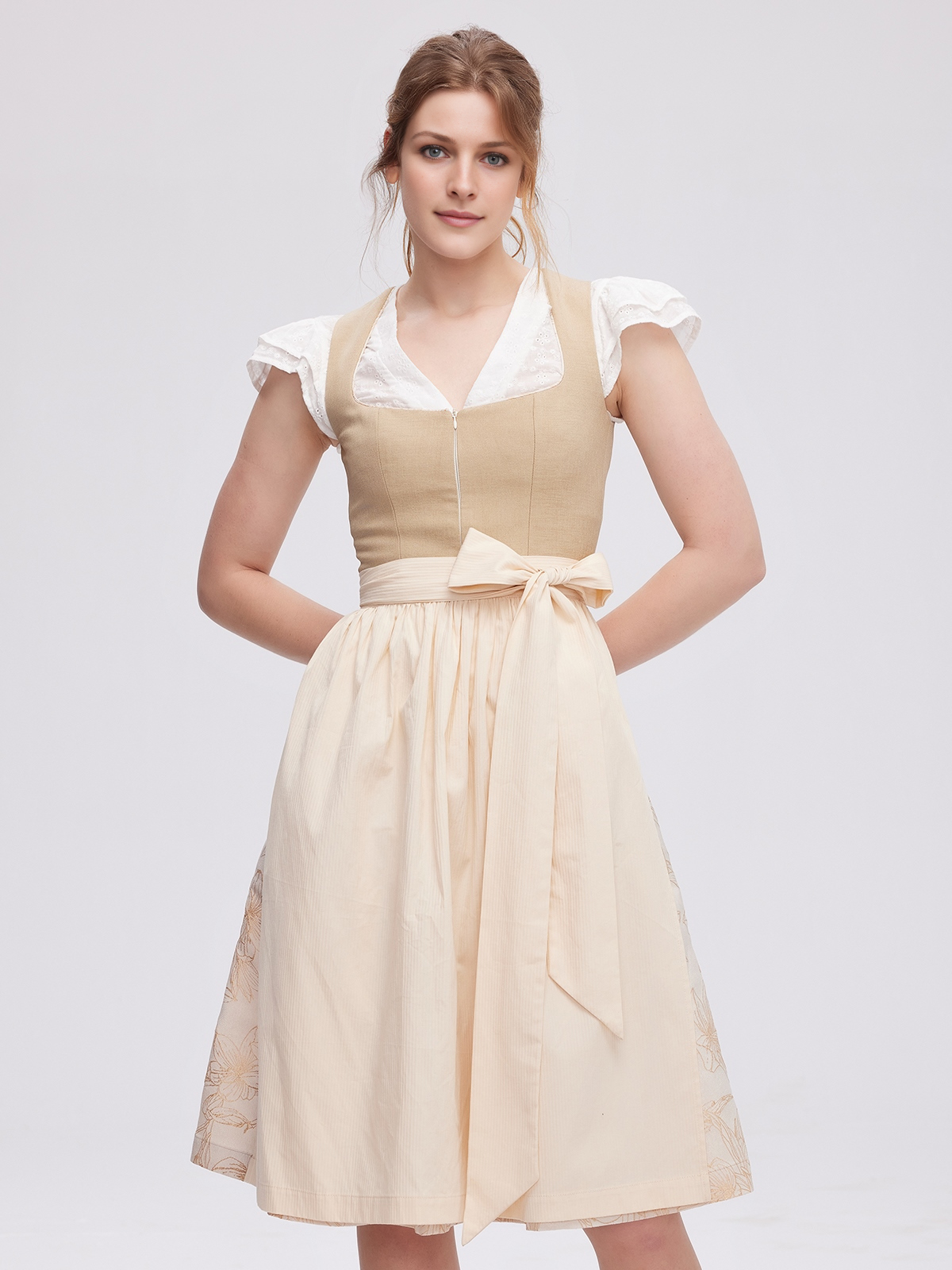 Elegantes braunes Janker Dirndl
