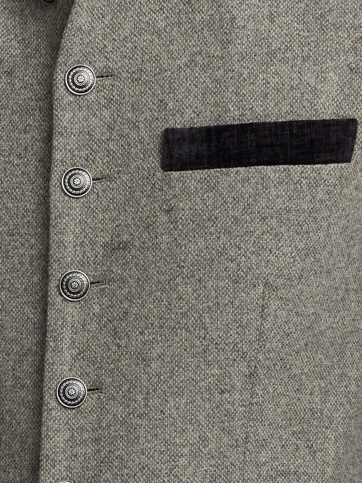 Dirndl in Grau mit Weste