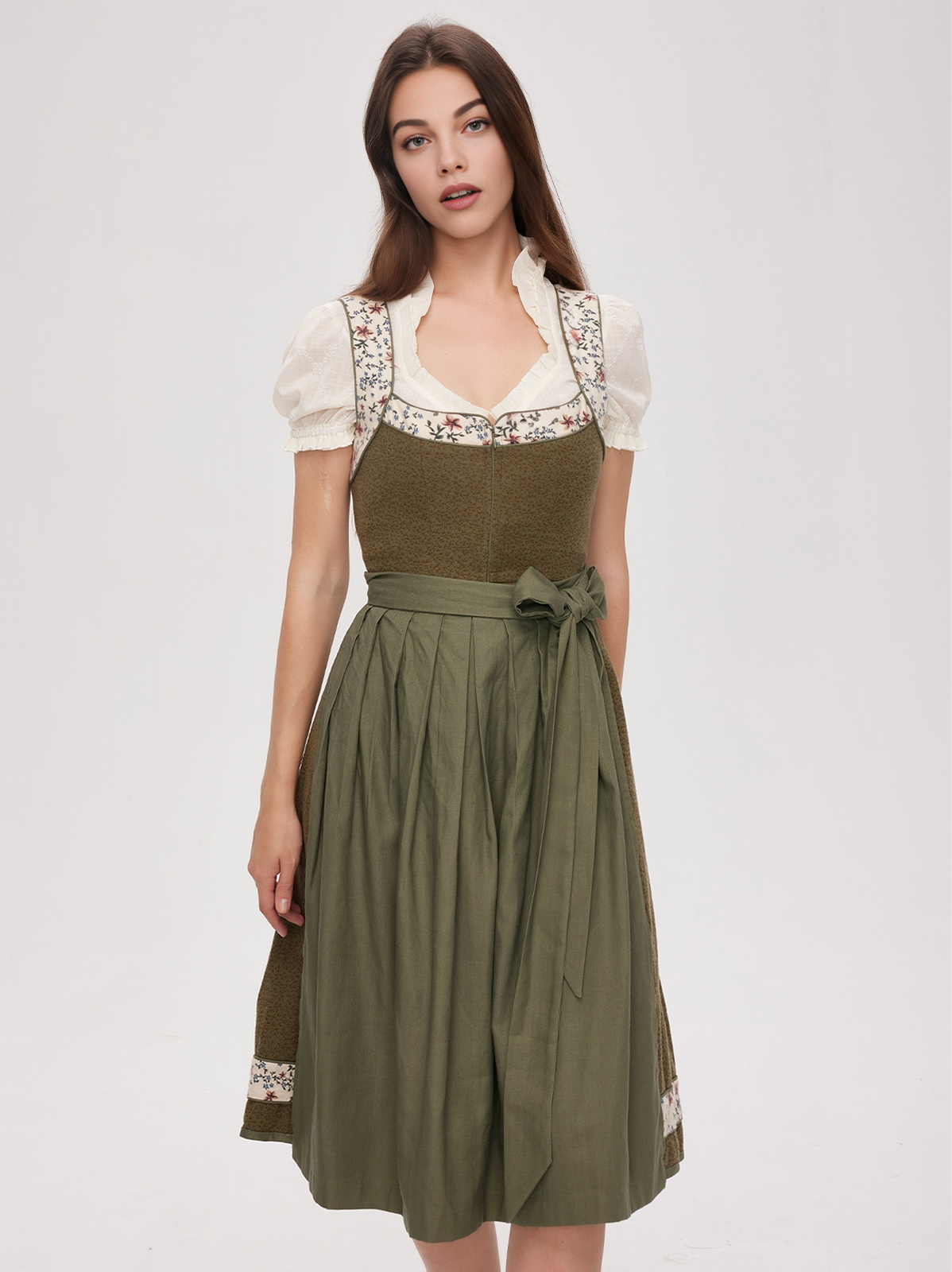 Trachtenrock in Grün – perfekt für Festivals und Volksfeste